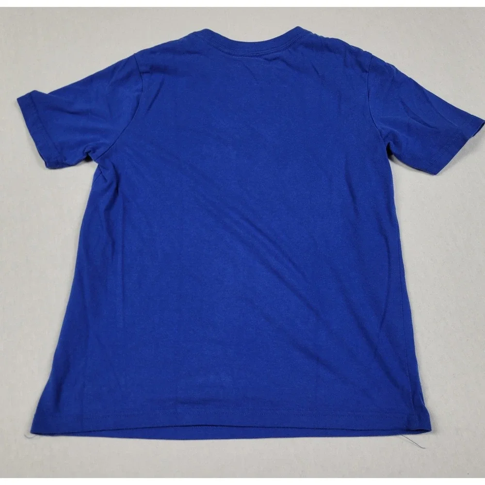 Minecraft Boys Grid Short Sleeve Graphic Print Blue T-Shirt Size M (8)